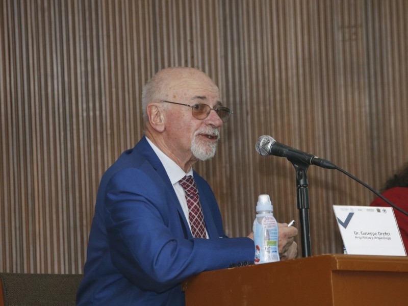 Giuseppe Orefici dictó conferencia en la UAEM