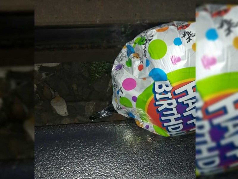 Globo metálico causa corto circuito en Línea 1 del Metro