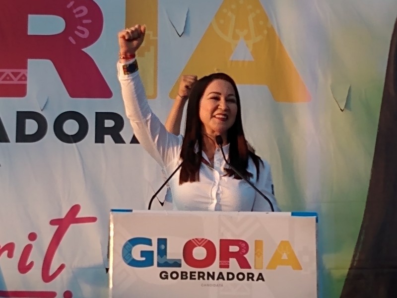 Gloria Nuñez arranca campaña a la gubernatura