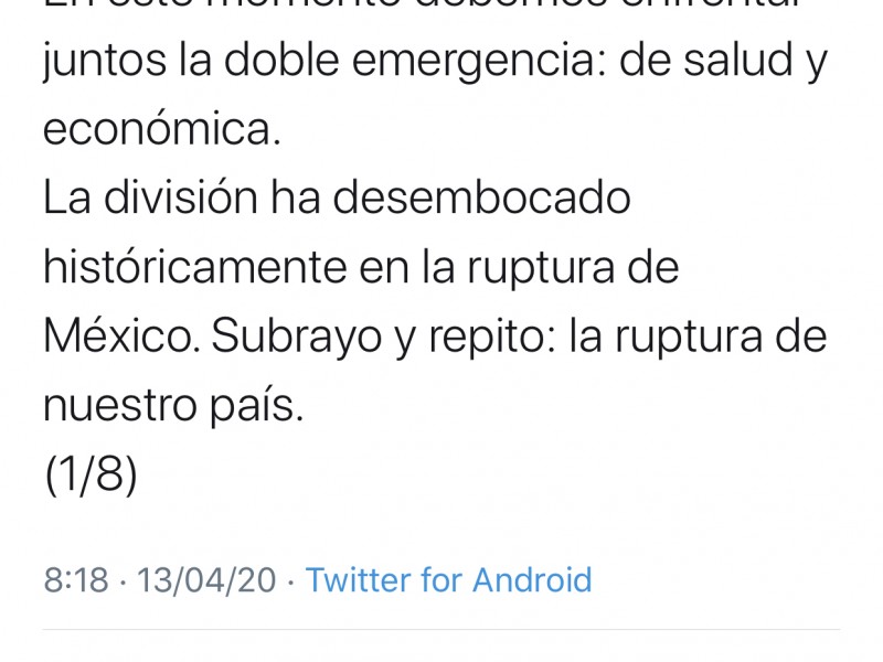Gobernador de Querétaro llama a un  gran Acuerdo Nacional