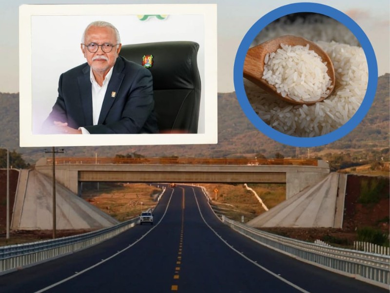 Gobernador en Xalisco y Bahía: arancel al arroz y conectividad metropolitana