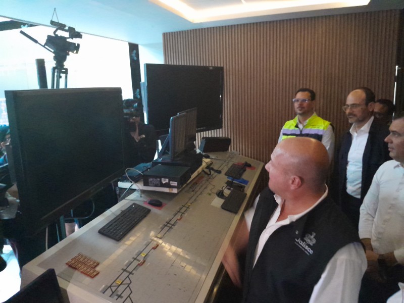 Gobernador Enrique Alfaro inauguró centro de control de tren ligero