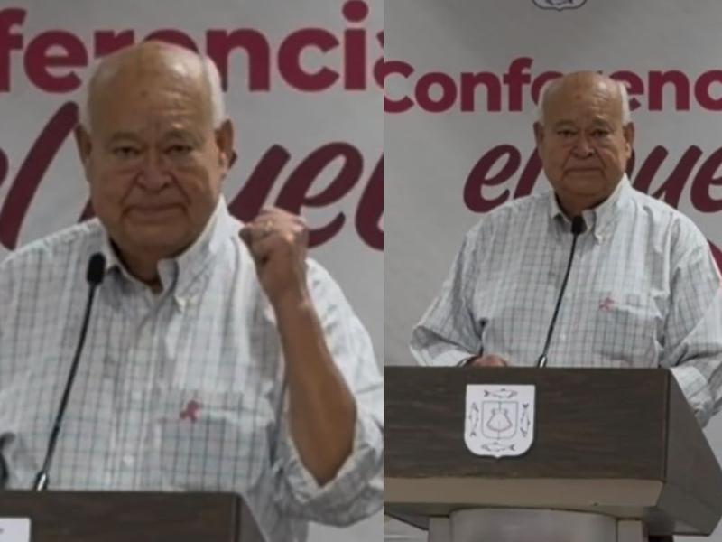 Gobernador de Baja California Sur llora al defender salario de su hija