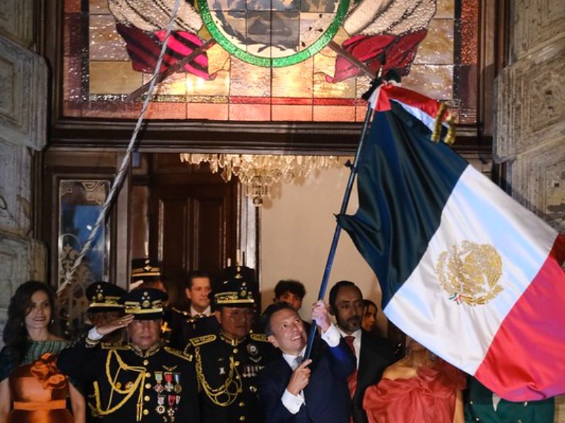 Gobernador Pablo Lemus encabezó su primer Grito de Independencia.