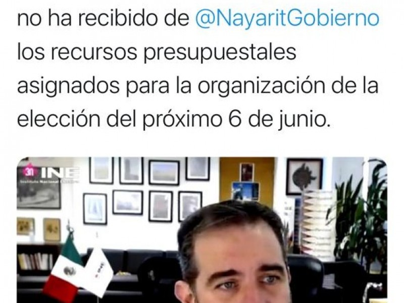 Gobierno de Nayarit no otorgará recurso para elecciones 2021