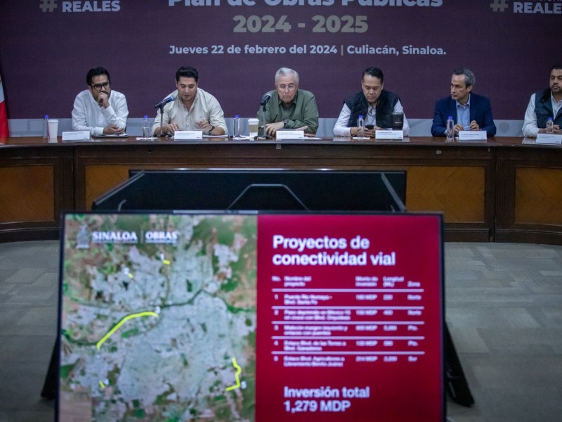 Gobierno de Sinaloa iniciará 300 obras en 2024
