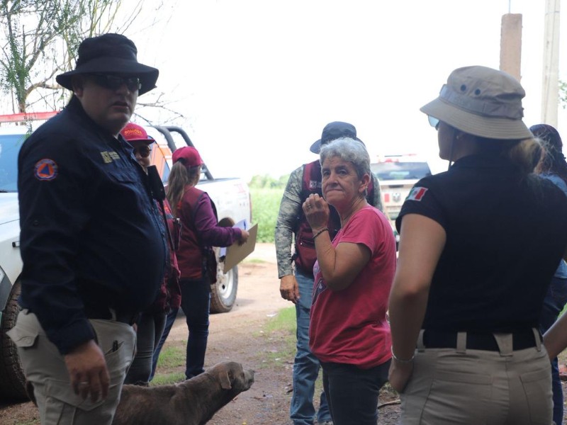 Gobierno ﻿de Sonora atiende a afectados por ciclón Lorena