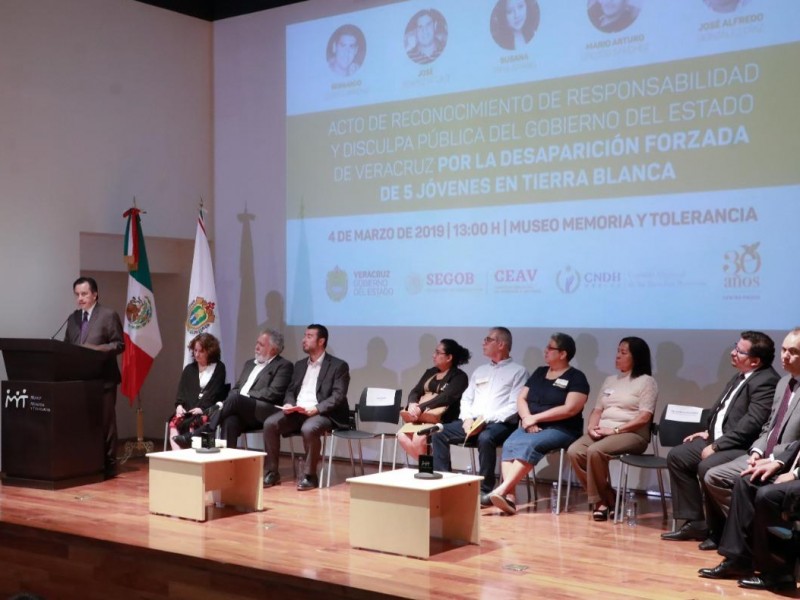 Gobierno de Veracruz ofrece disculpa pública