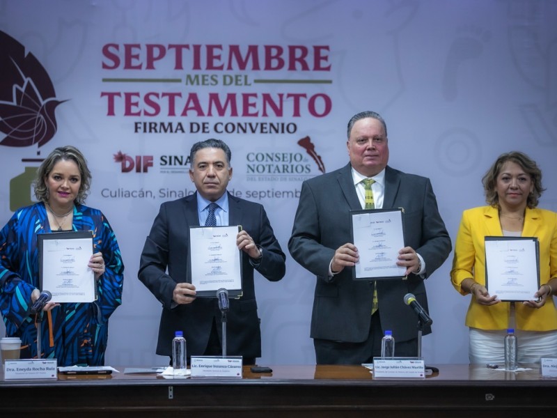 Inicia mes del testamento en Sinaloa