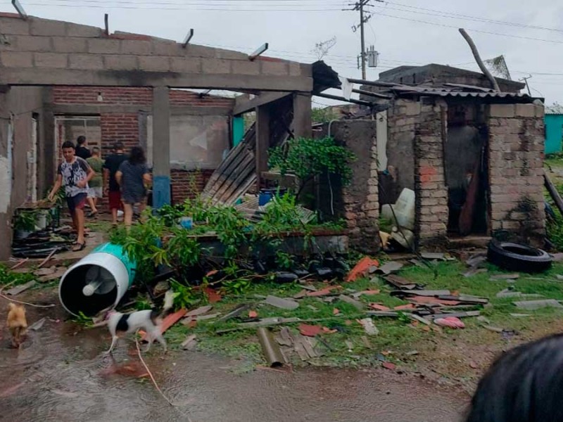 Gobierno estatal entregarán láminas, colchones y despensas en zona norte