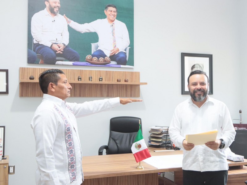 Gobierno estatal nombra nuevo subsecretario de Desarrollo Político