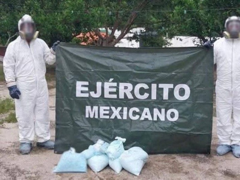 Decomisan 42 kilos de fentanilo en Badiraguato
