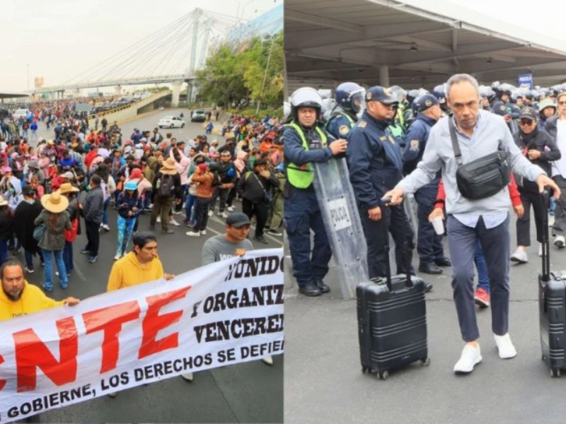 Gobierno federal ordena suspensión de operaciones aéreas en el AICM