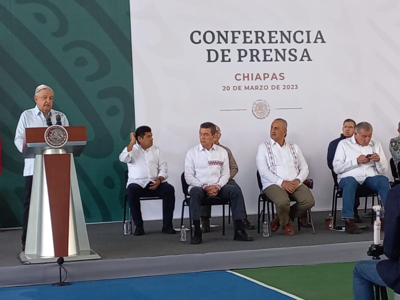 Gobierno federal realiza inversiones millonarias en Chiapas