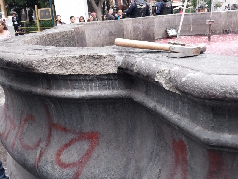 Gobierno lamenta hechos de violencia durante manifestación en el C.H.