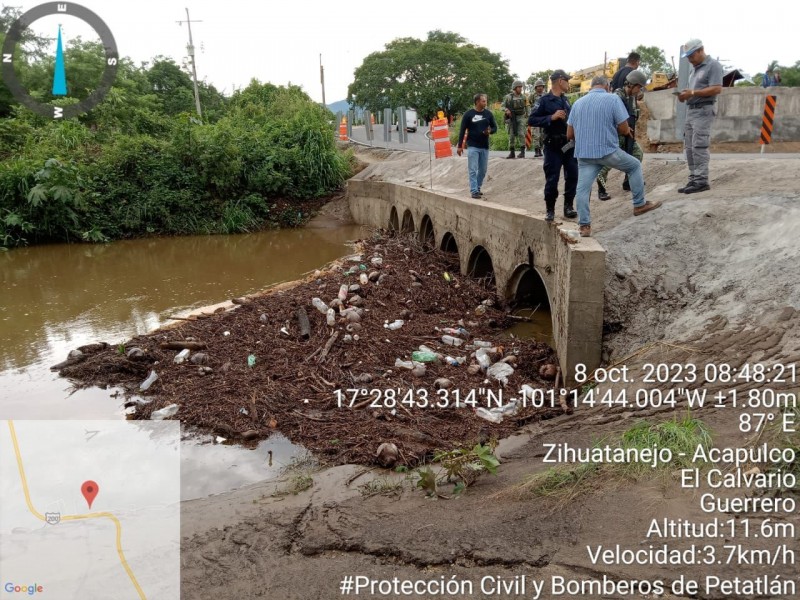 Gobierno Municipal de Petatlán supervisa ríos y arroyos