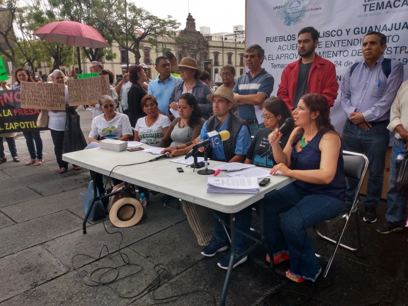 Gobierno no debe decidir futuro del agua: Temacapulín