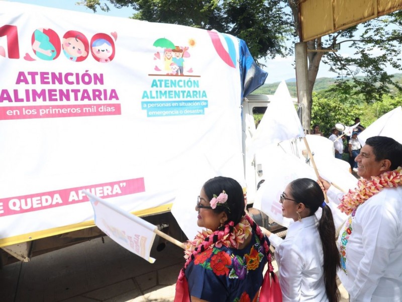 Gobierno oaxaqueño garantiza derecho a la alimentación de grupos prioritarios