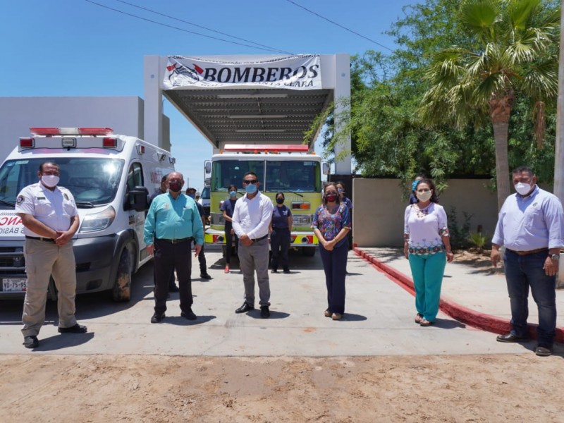 Golfo de Santa Clara cuenta con nueva estacion de bomberos