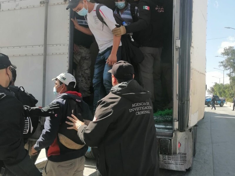 Golpe al tráfico de humanos en Guanajuato.