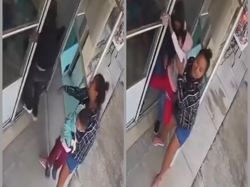 Graban rapto de menores en Ixtlahuaca
