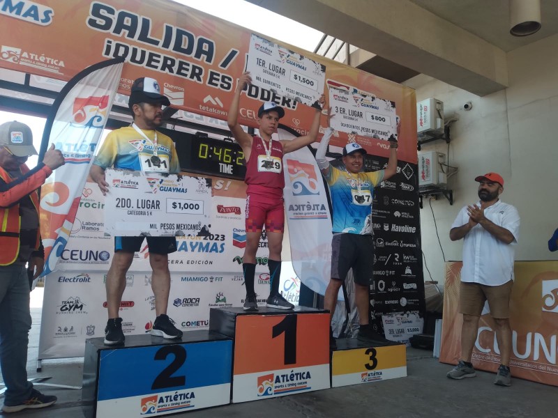 Gran éxito medio maratón en Guaymas