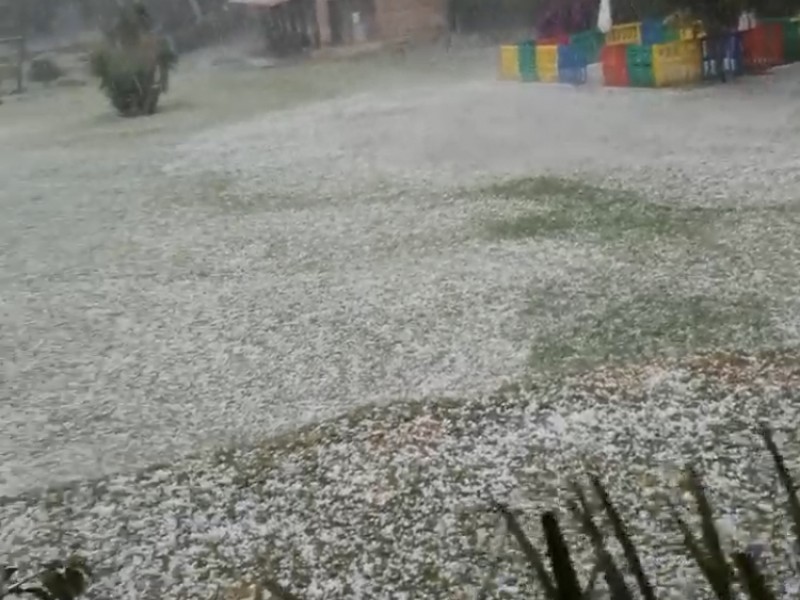 Graniza en Xalapa por segundo día consecutivo