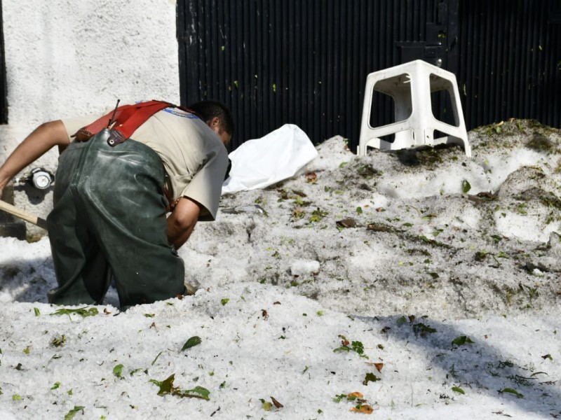 Granizada afecta 240 viviendas en Tlaquepaque