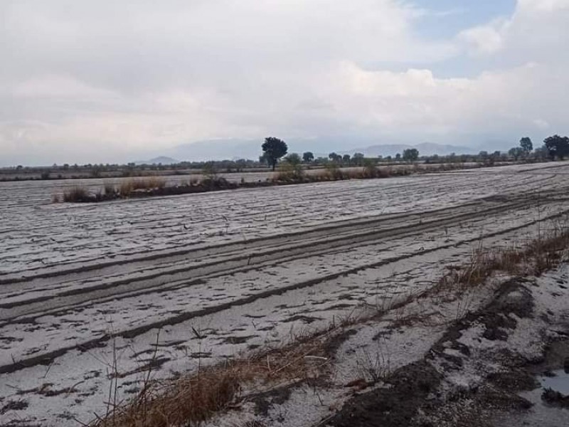 Granizada sorprende a pobladores de San Nicolás Buenos Aires