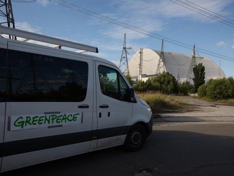 Greenpeace alerta de elevada radiactividad en Chernóbil