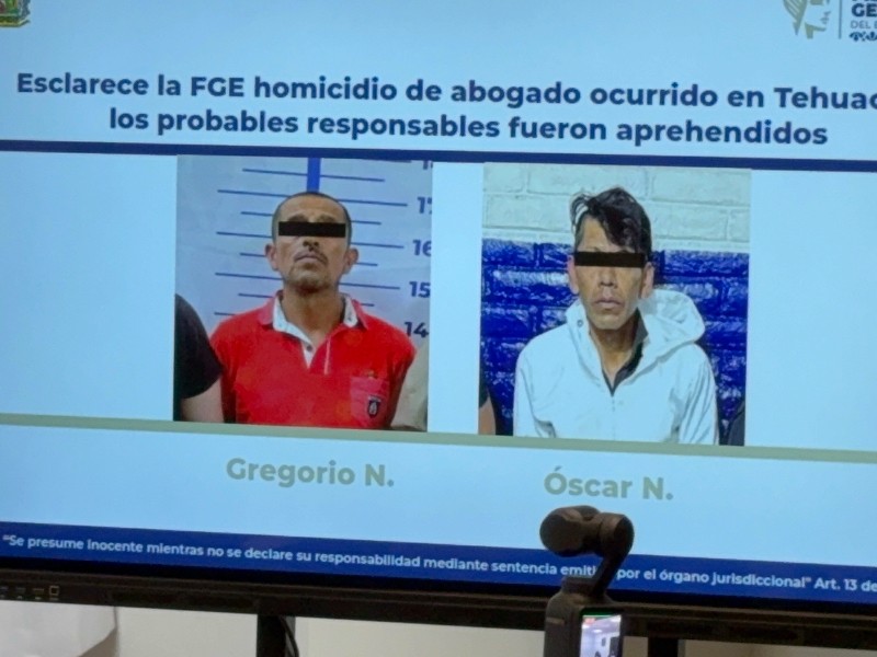 Gregorio N. y Óscar N. ligados a asesinato en Tehuacán