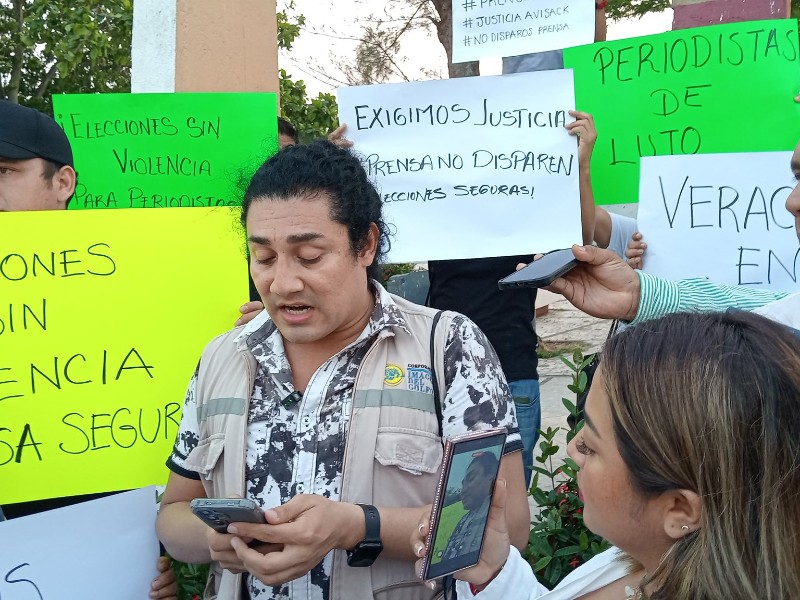 Gremio periodístico protesta tras muerte de Avisack Douglas