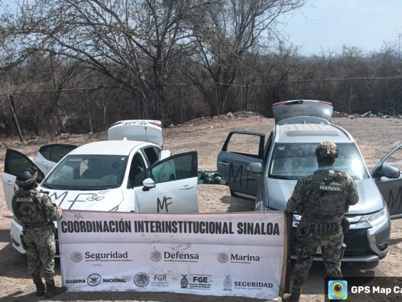 Grupo Interinstitucional asegura vehículos en El Salado