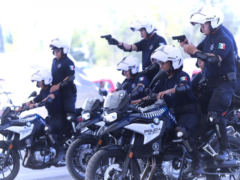 Grupo motorizado enfocado en zonas rojas de inseguridad