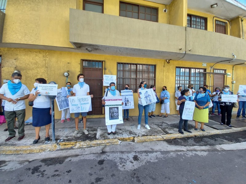 Grupos Provida se manifiestan en contra del aborto