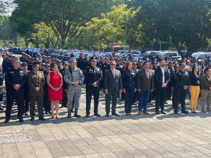 Guadalajara tiene 83 nuevos policías y estrenan equipo táctico