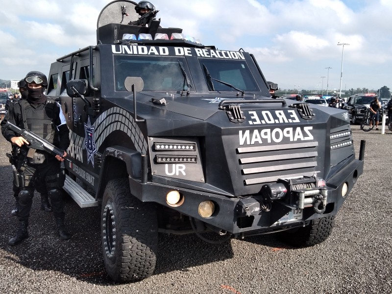 Guadalajara y Zapopan presentan músculo policial