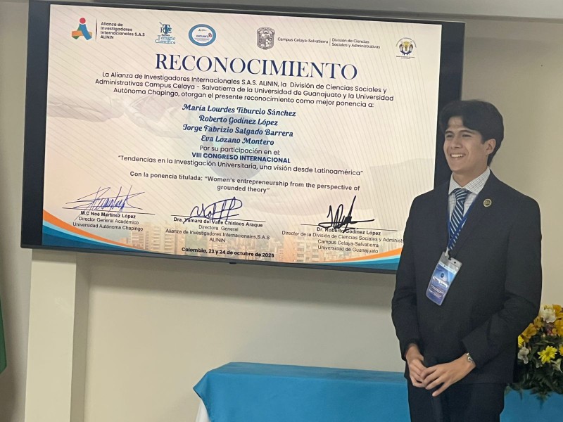 Guanajuatense triunfa en Congreso Internacional en Colombia Guanajuatense triunfa en Congreso Internacional en Colombia