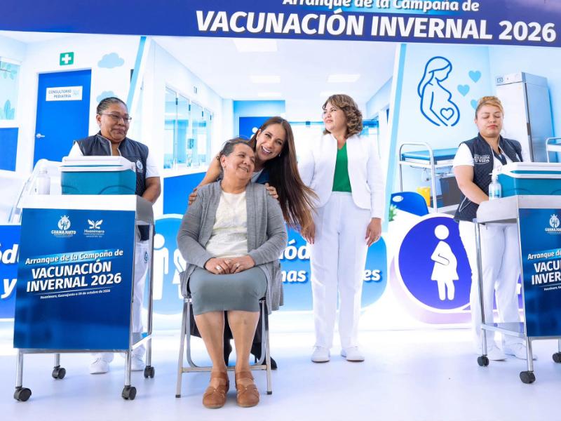 Guanajuato inicia vacunación invernal y aplicara más de 1.7 millones de dosis