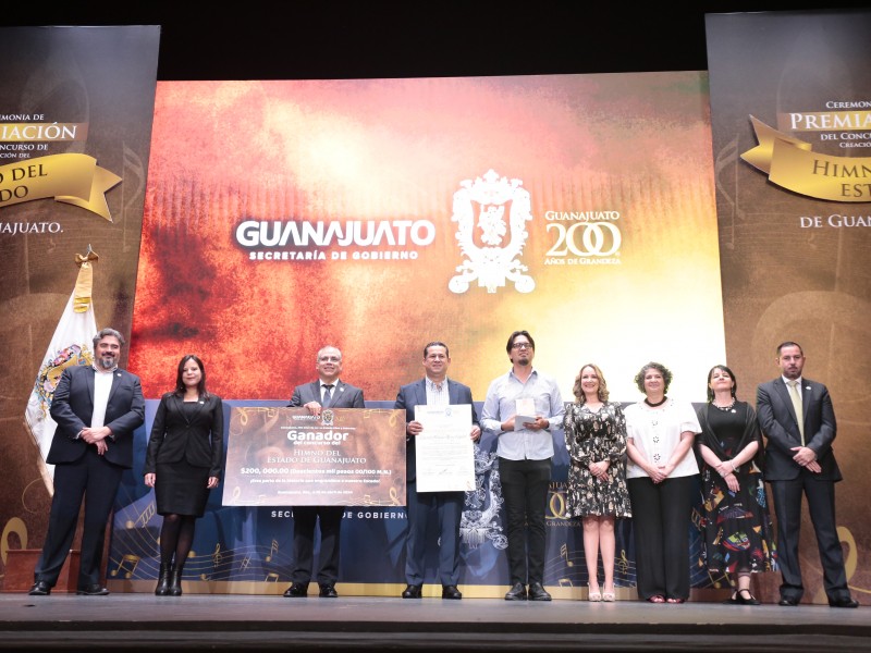 Guanajuato premia al compositor del himno estatal