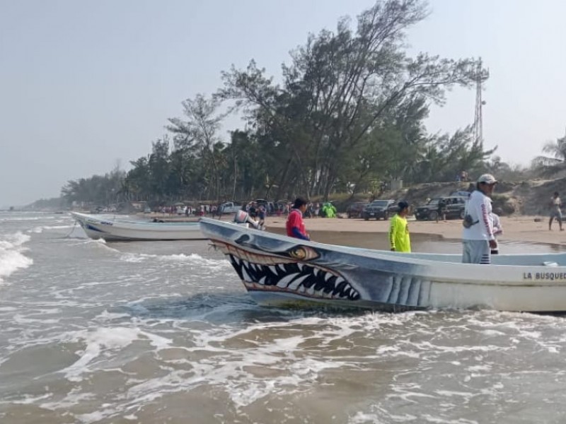Guardavidas de la playa Barra Norte urgen equipo de rescate
