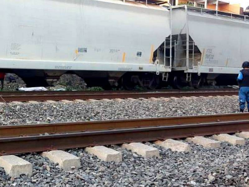 Guardia de seguridad cayó a las vías del tren