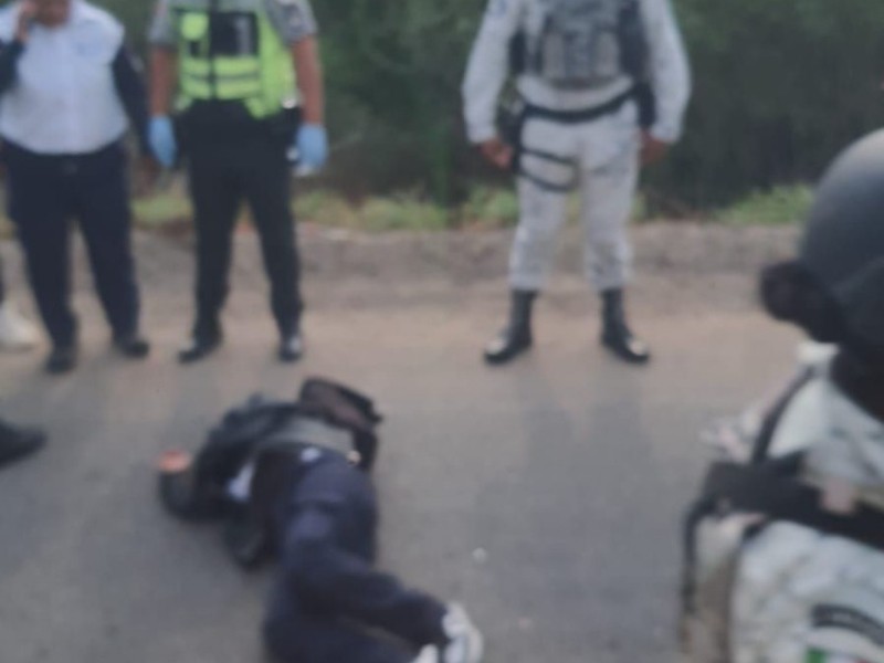 Guardia del ISSSTE sufre accidente en motoneta en Tehuantepec