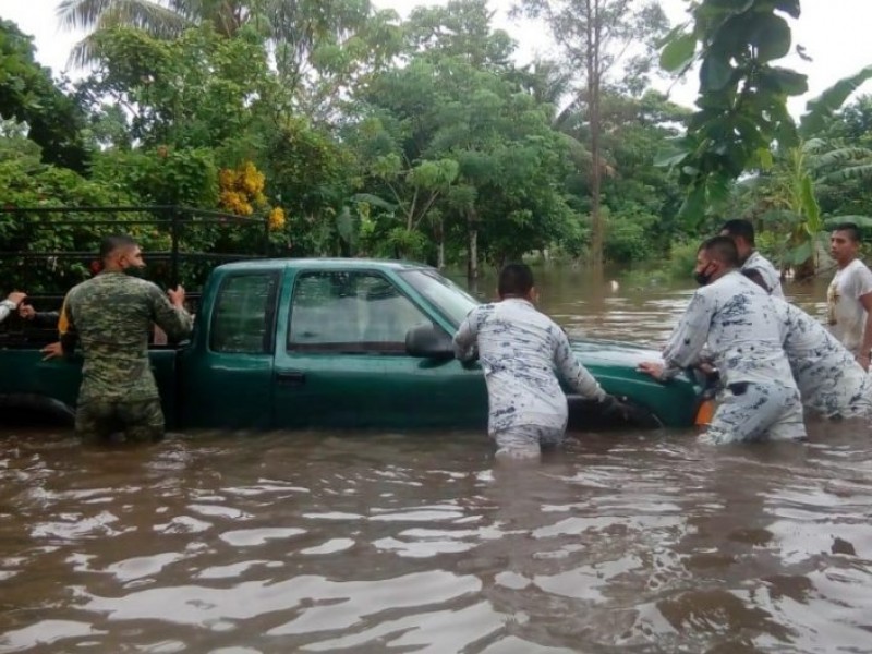 Guardia Nacional amplía acciones de auxilio en Tabasco