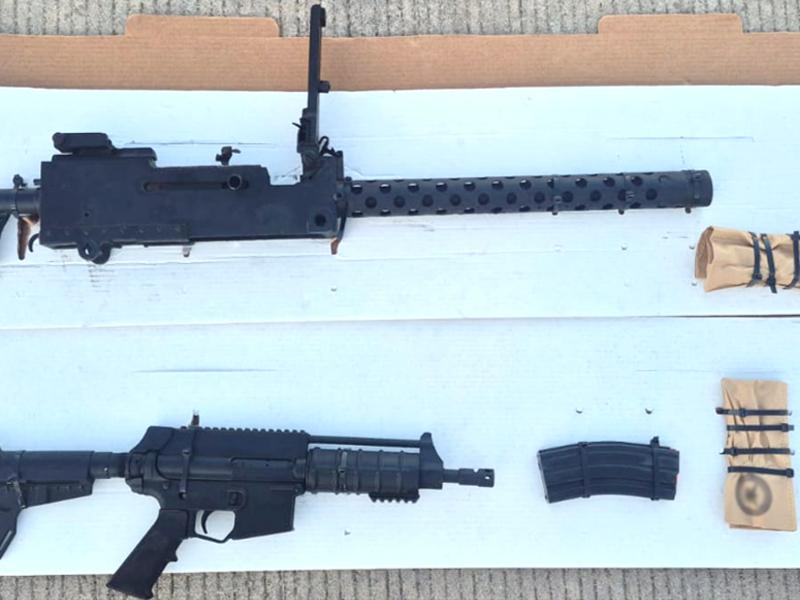 Guardia Nacional asegura armas y vehículo en El Fuerte