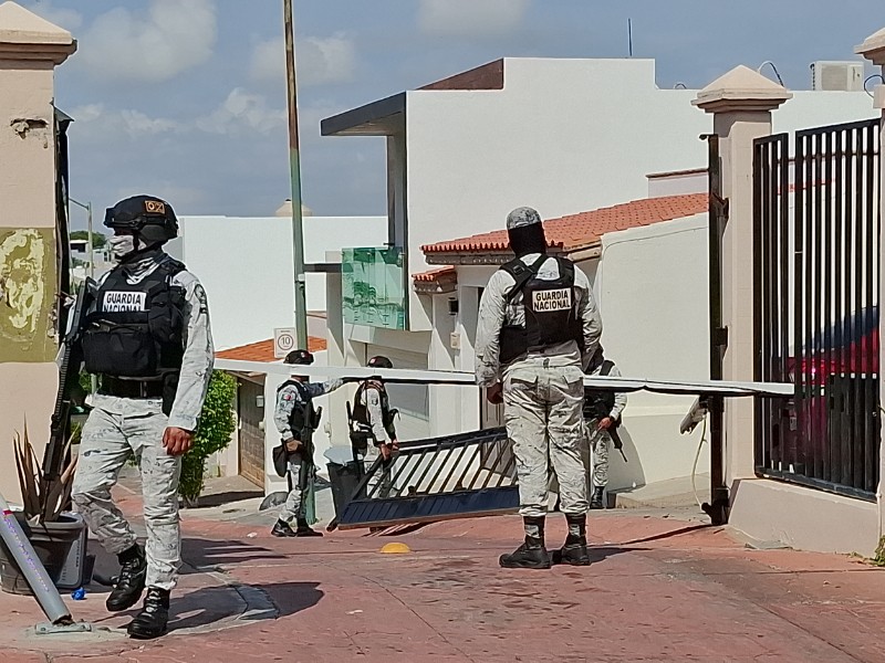 Guardia Nacional despliega operativo en Colinas del Rey al sur de Culiacán