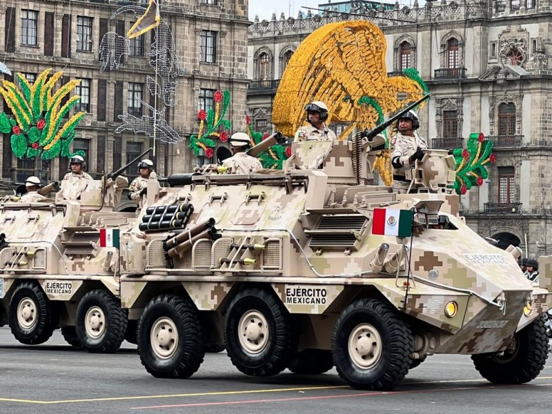 Guardia Nacional encabeza desfile militar en CDMX
