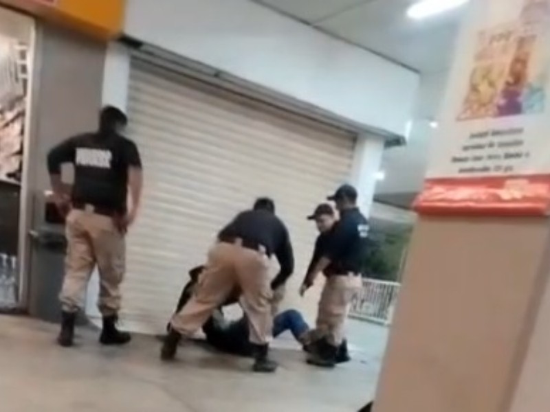 ¡Montoneros! Guardias de Nuevo Horizontes golpean a usuario en Los Rojos