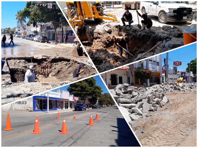 Guasave bajo lupa por irregularidades en obra del colector Cuauhtémoc