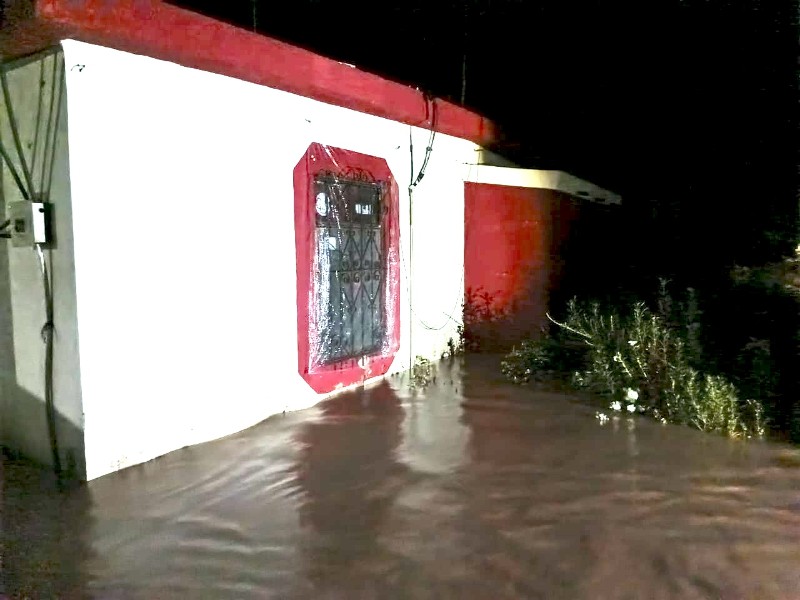 Guasave: Lluvias inundan viviendas en San Marcial: Urgen apoyo